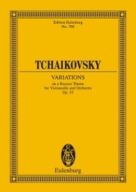 Tchaikovsky: Variations on a Rococo Theme Opus 33 (Study Score) published by Eulenburg